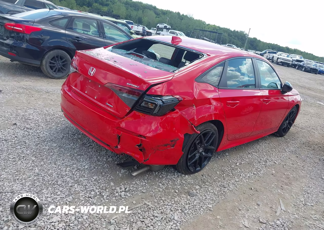 2025 Honda Civic Hybrid Sport-Sport Touring VIN:2HGFE4F87SH329701 - 4