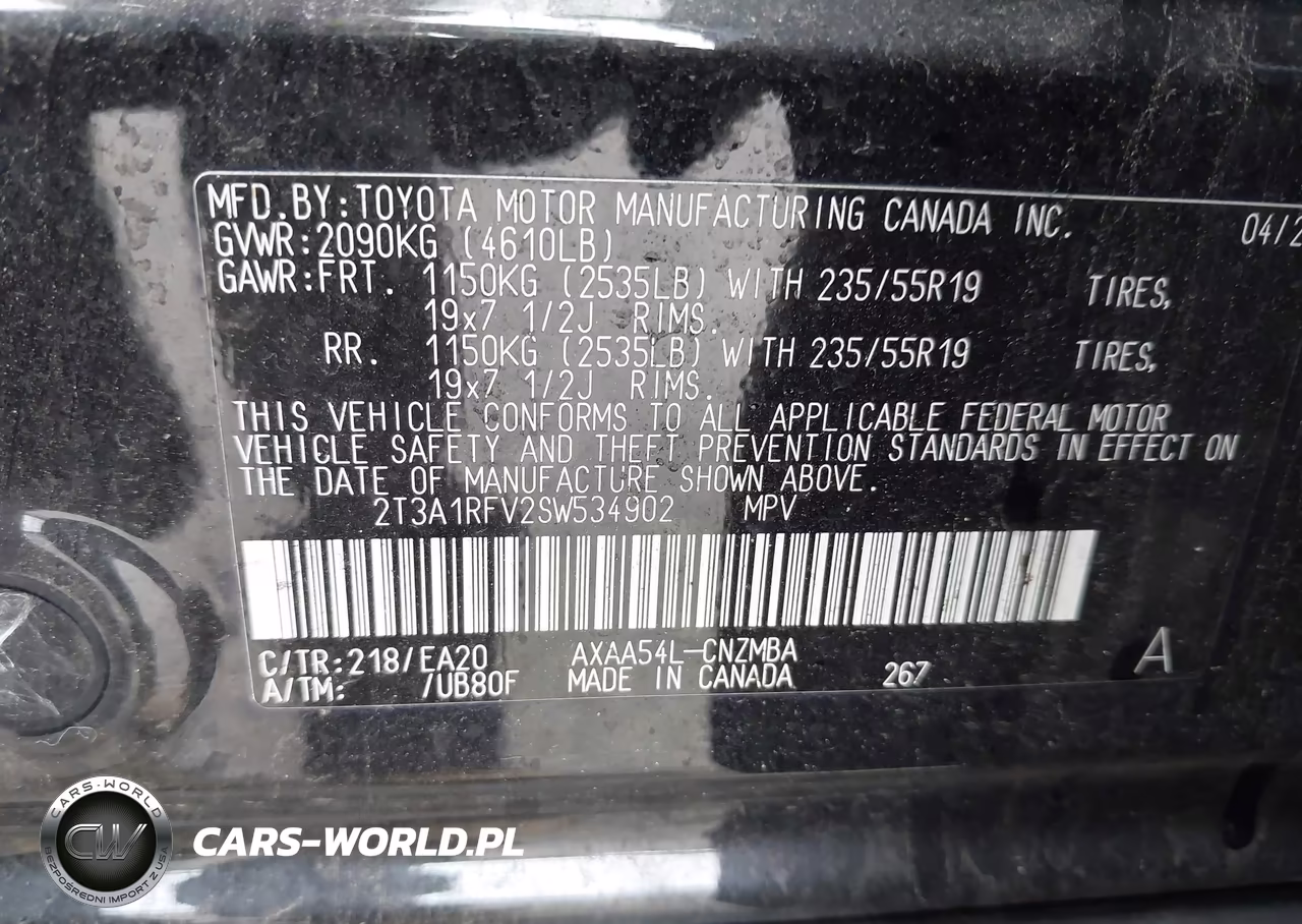 2025 Toyota Rav4 Xle Premium VIN:2T3A1RFV2SW534902 - 9