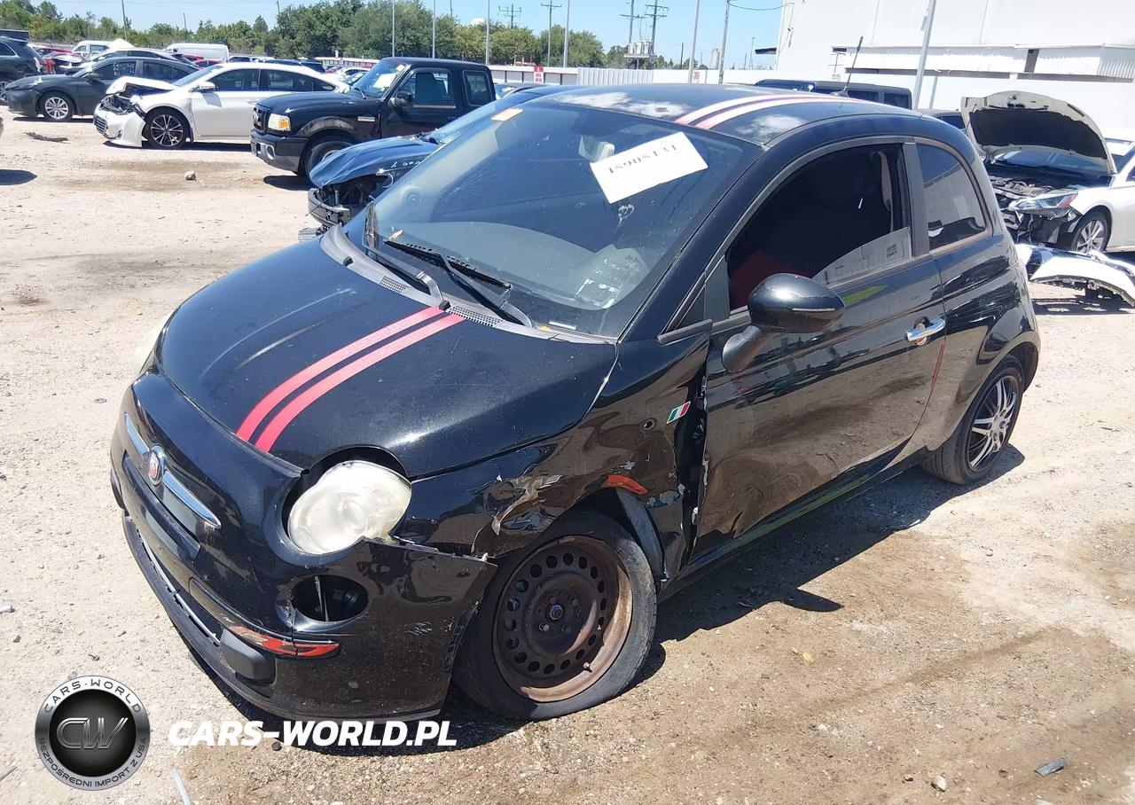2013 Fiat 500 Pop VIN:3C3CFFAR1DT512617 - 2