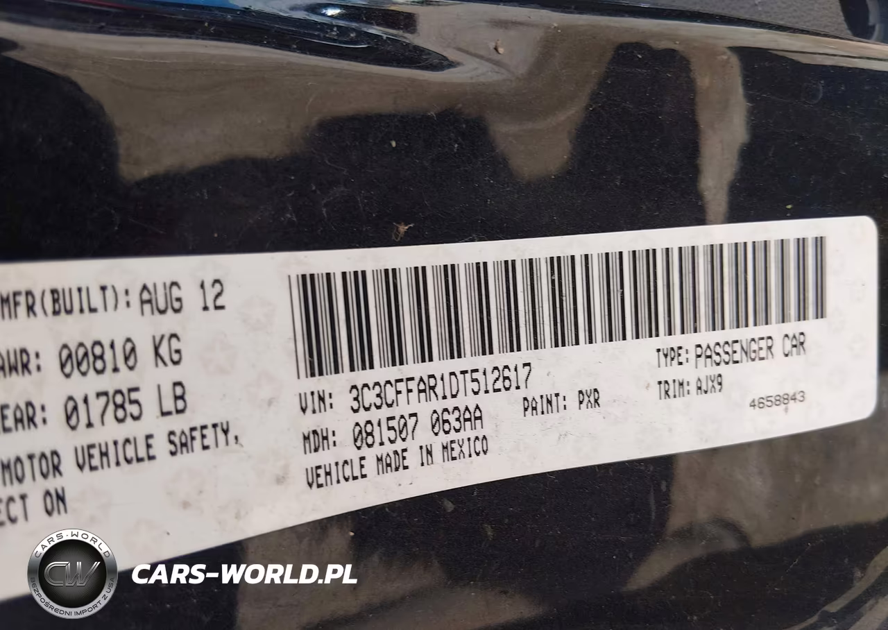 2013 Fiat 500 Pop VIN:3C3CFFAR1DT512617 - 9