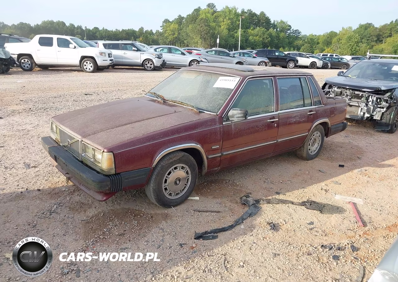 1989 Volvo 740 Gl VIN:YV1FX8840K1314931 - 2