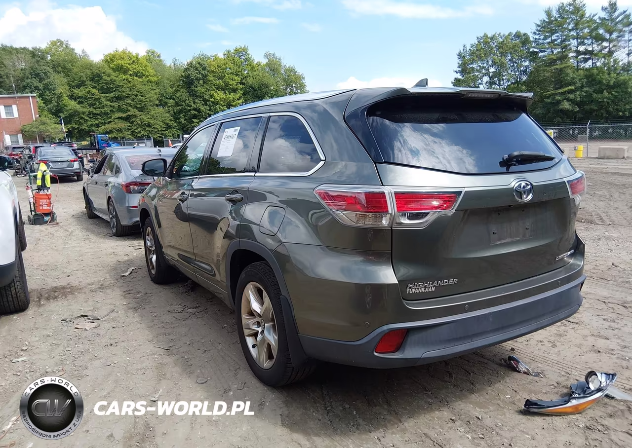 2016 Toyota Highlander Limited V6 VIN:5TDDKRFH7GS322249 - 3
