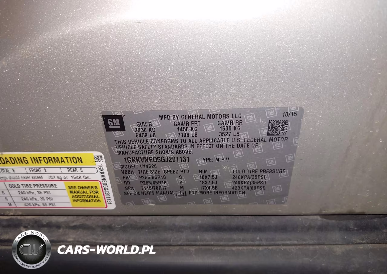2016 GMC Acadia Sle-1 VIN:1GKKVNED5GJ201131 - 9