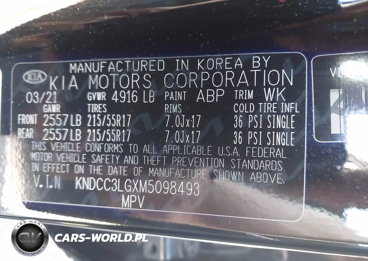 2021 Kia Niro Ev Ex VIN:KNDCC3LGXM5098493 - 9