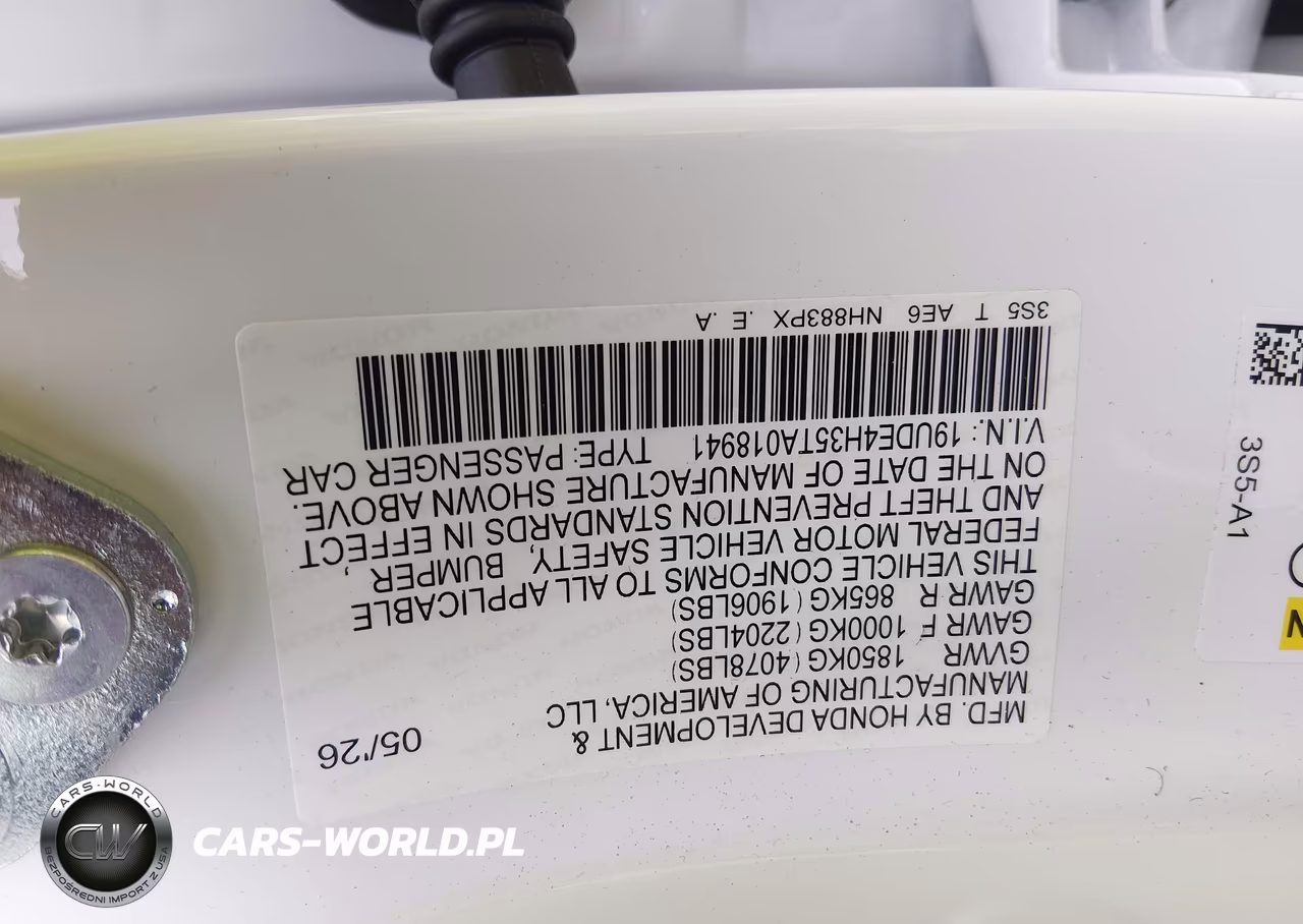 2026 Acura Integra Fwd A-Spec VIN:19UDE4H35TA018941 - 9