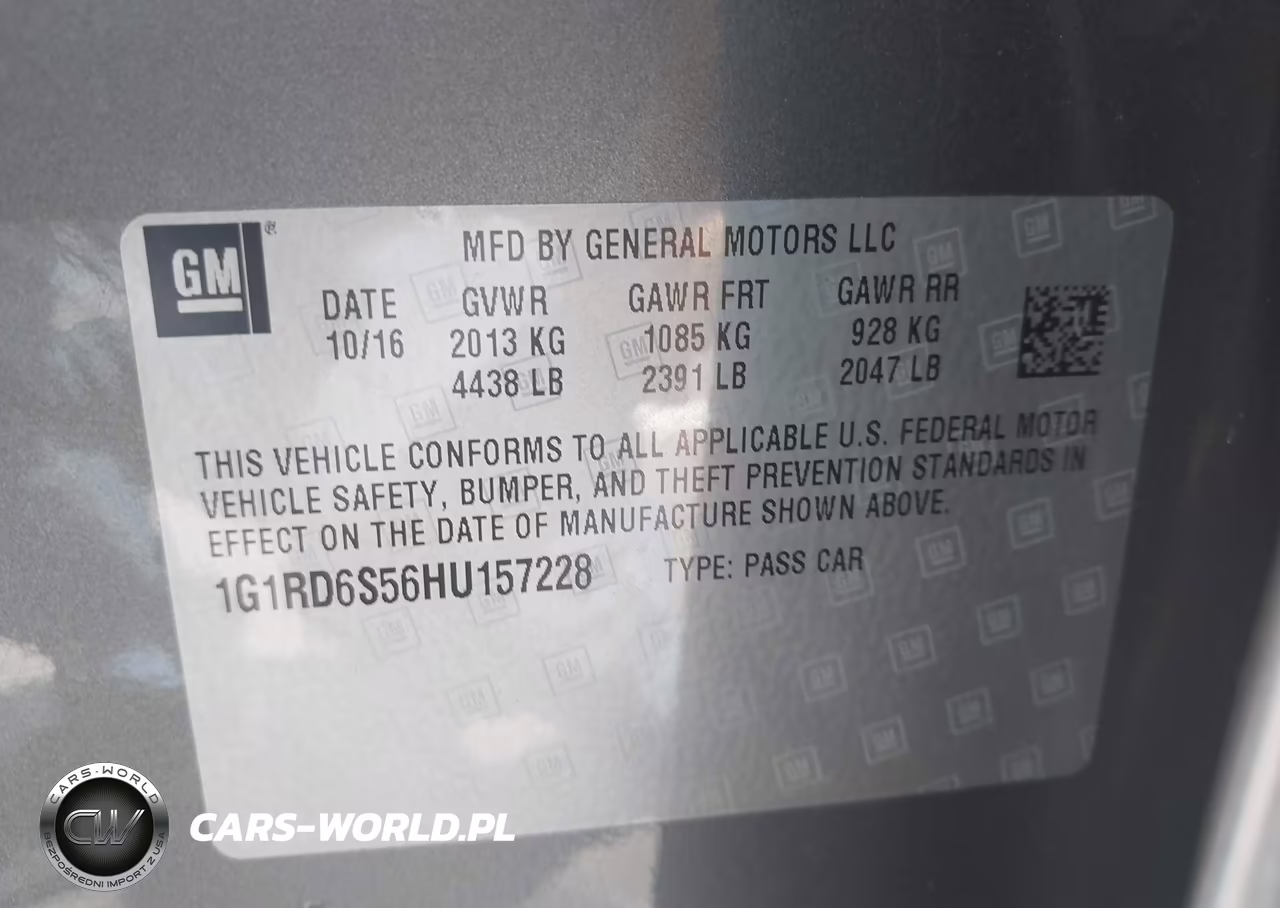 2017 Chevrolet Volt Premier VIN:1G1RD6S56HU157228 - 9