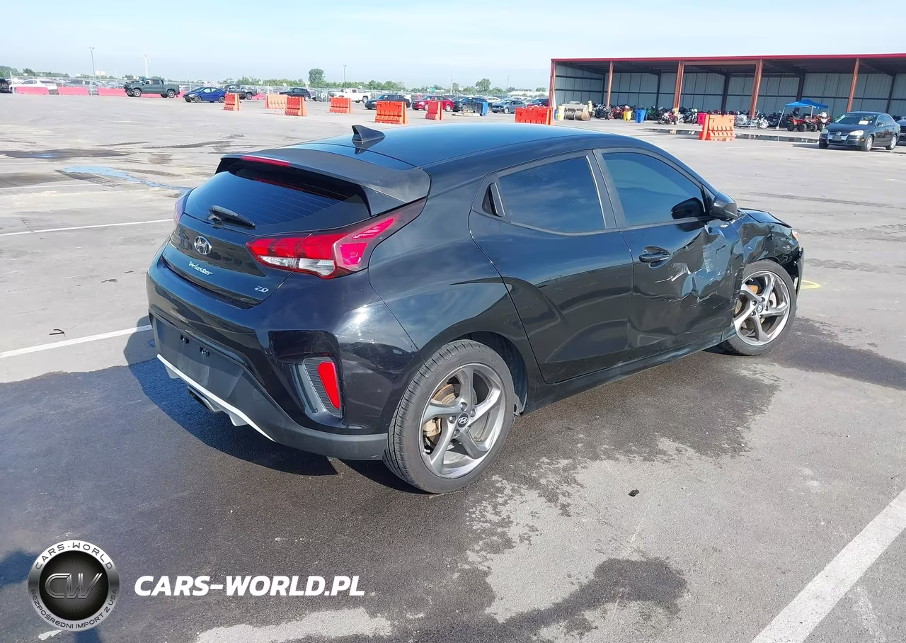 2019 Hyundai Veloster 2.0 VIN:KMHTG6AF7KU013009 - 4