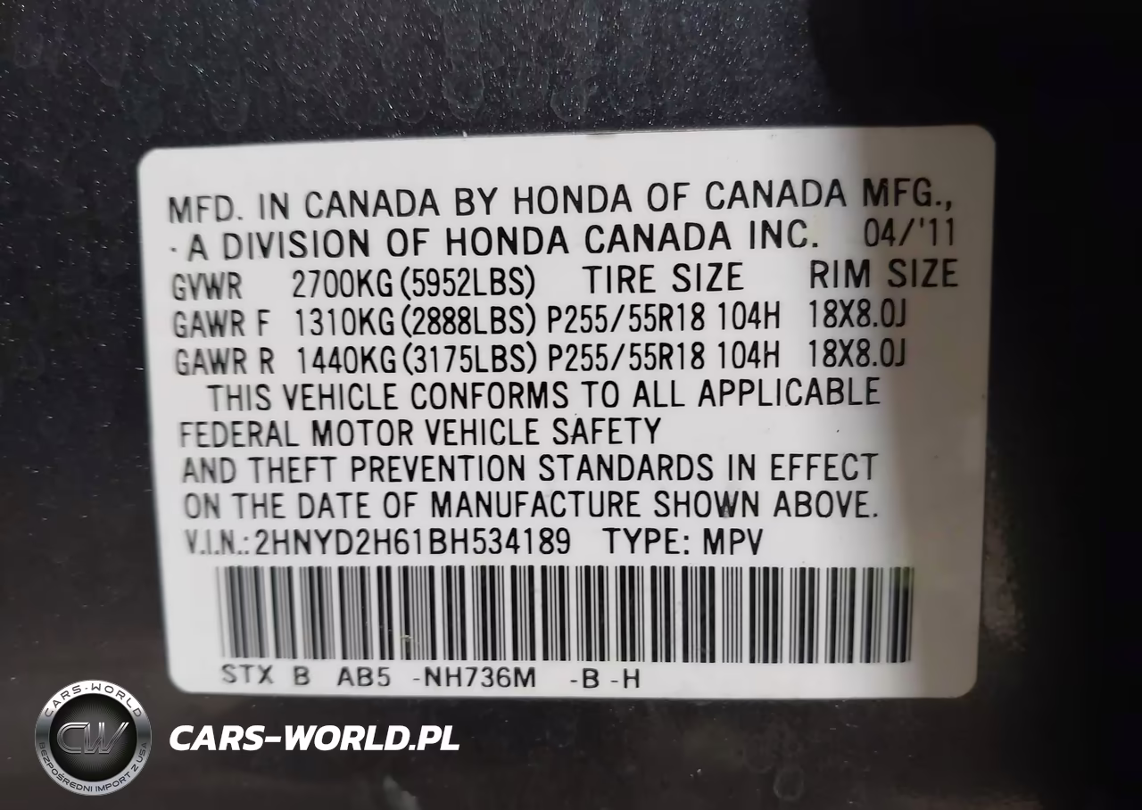 2011 Acura Mdx Technology Package VIN:2HNYD2H61BH534189 - 9
