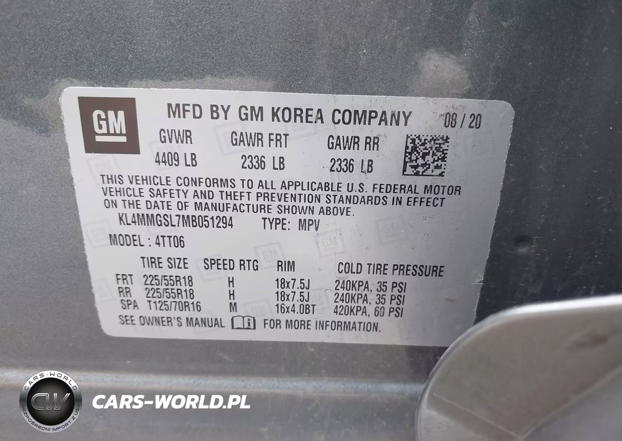 2021 Buick Encore Gx Awd Essence VIN:KL4MMGSL7MB051294 - 9