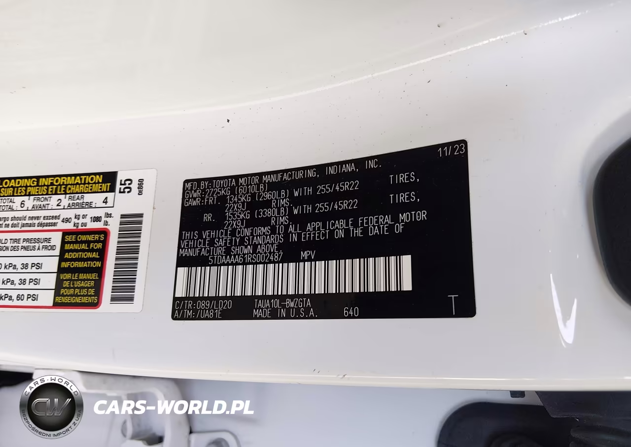 2024 Lexus Tx 350 Luxury VIN:5TDAAAA61RS002487 - 9