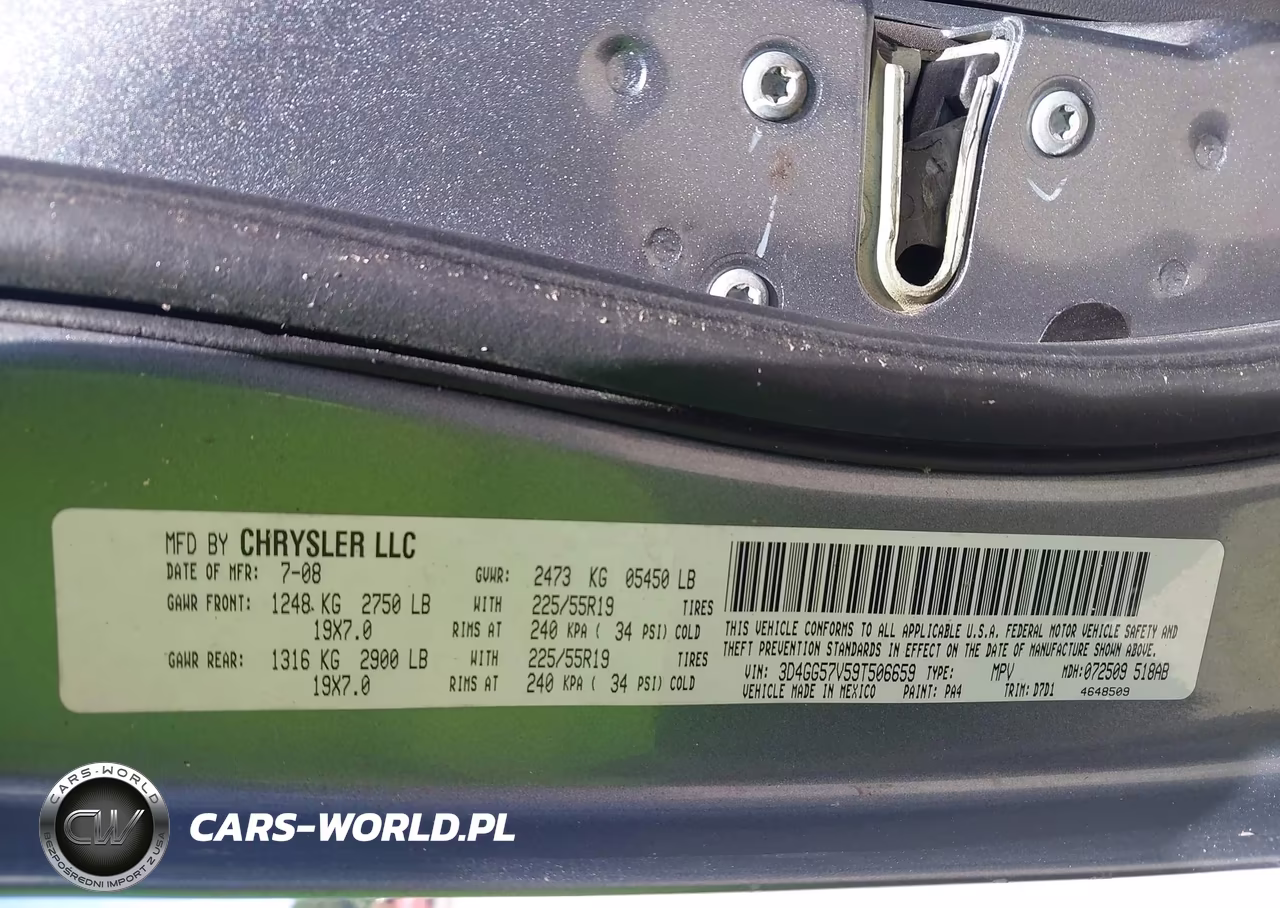 2009 Dodge Journey Sxt VIN:3D4GG57V59T506659 - 9
