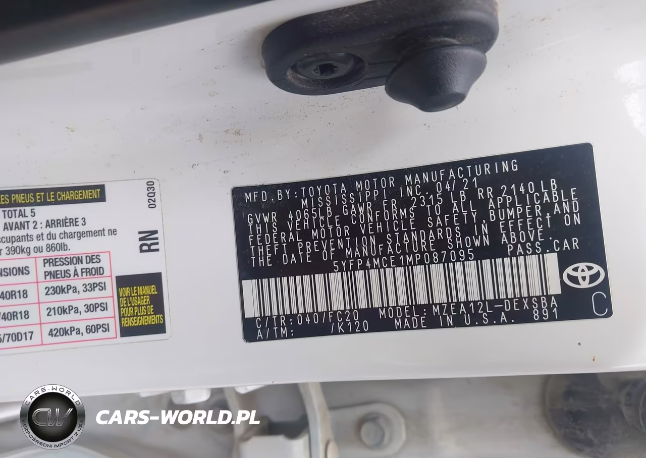 2021 Toyota Corolla Se VIN:5YFP4MCE1MP087095 - 9