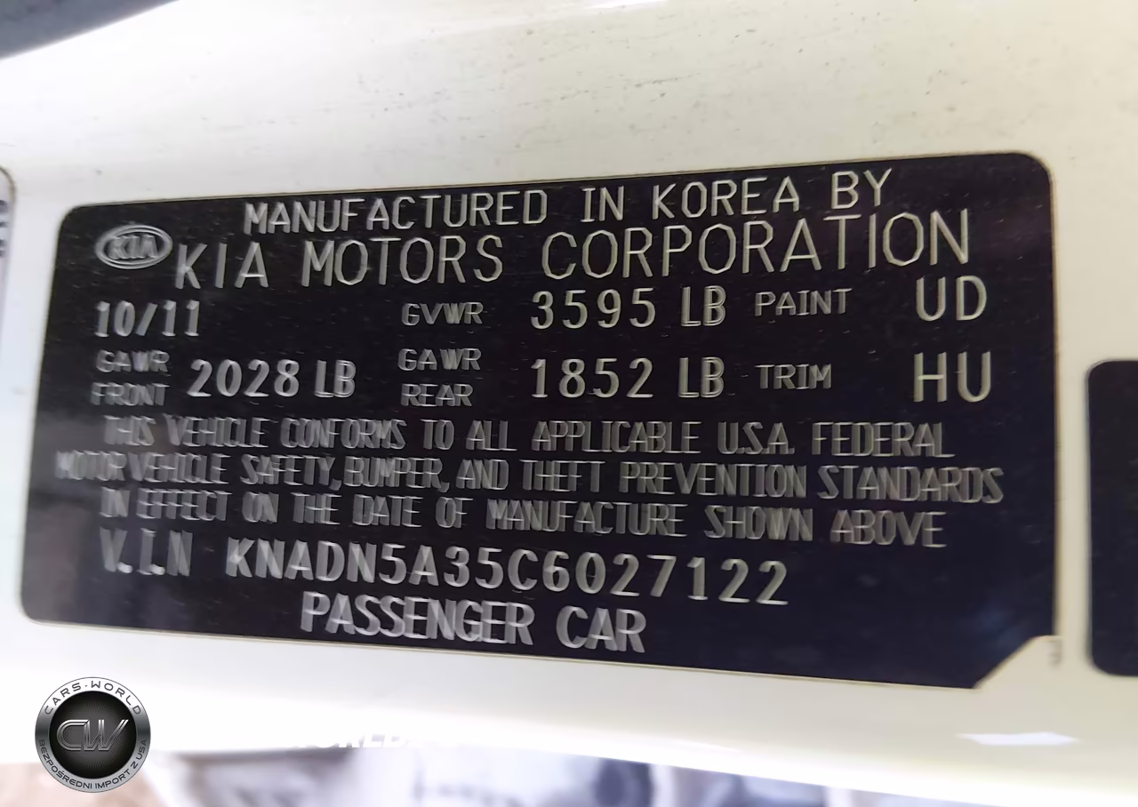2012 Kia Rio5 Sx VIN:KNADN5A35C6027122 - 9