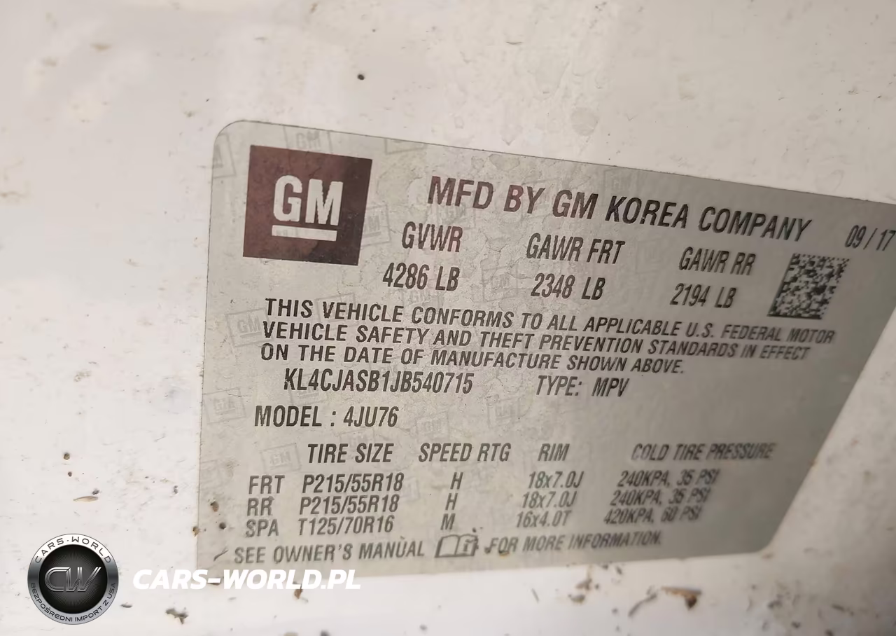 2018 Buick Encore Preferred VIN:KL4CJASB1JB540715 - 9
