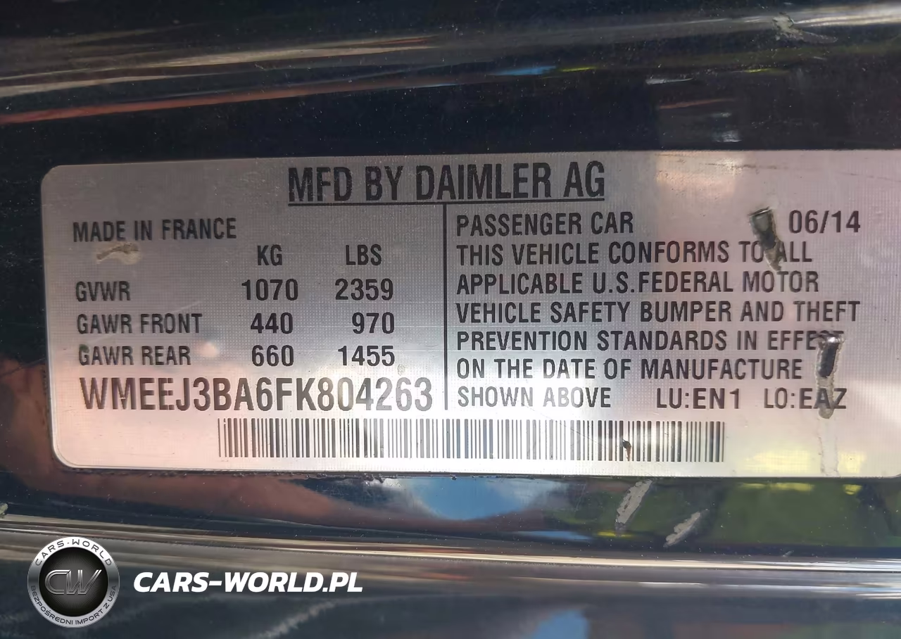 2015 Smart Fortwo Passion VIN:WMEEJ3BA6FK804263 - 9
