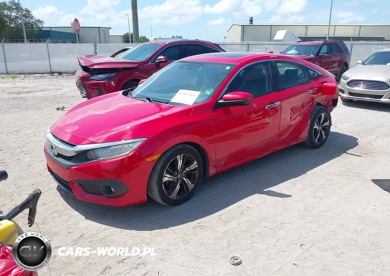 2017 Honda Civic Touring VIN:2HGFC1F92HH645058 - 2