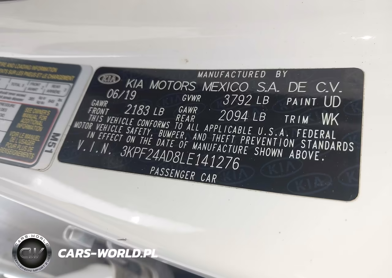 2020 Kia Forte Lxs VIN:3KPF24AD8LE141276 - 9