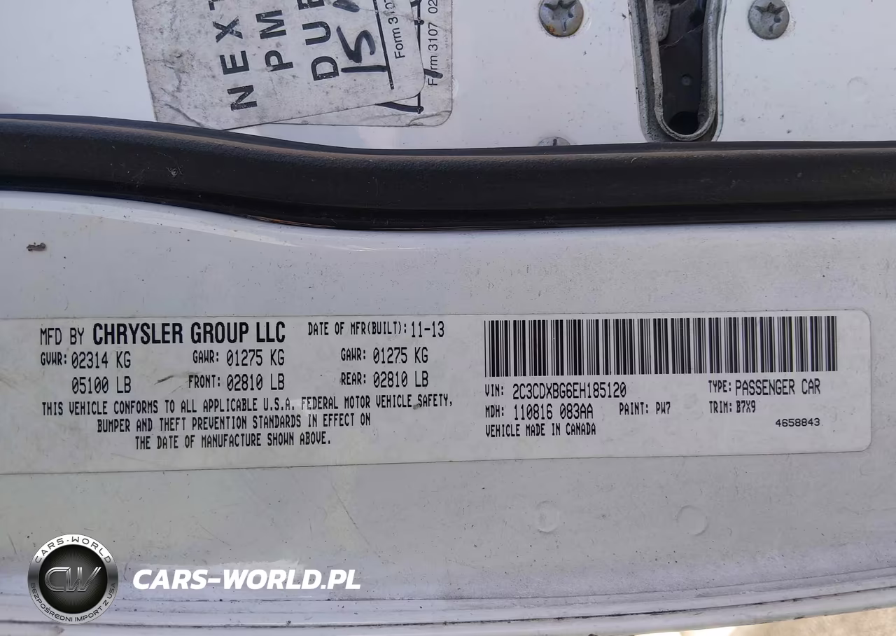 2014 Dodge Charger Se VIN:2C3CDXBG6EH185120 - 9