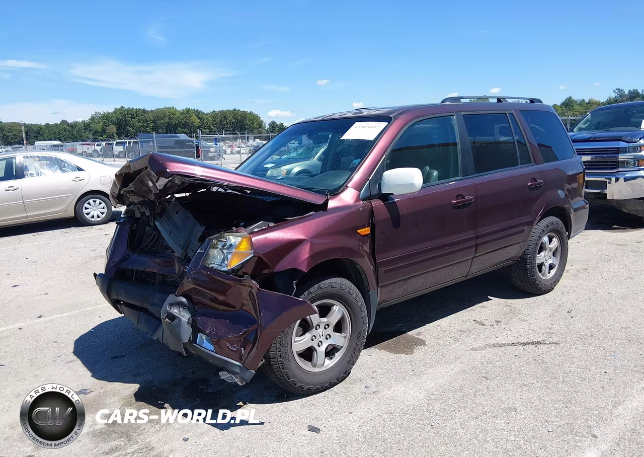 2008 Honda Pilot Ex-L VIN:5FNYF185X8B056998 - 2