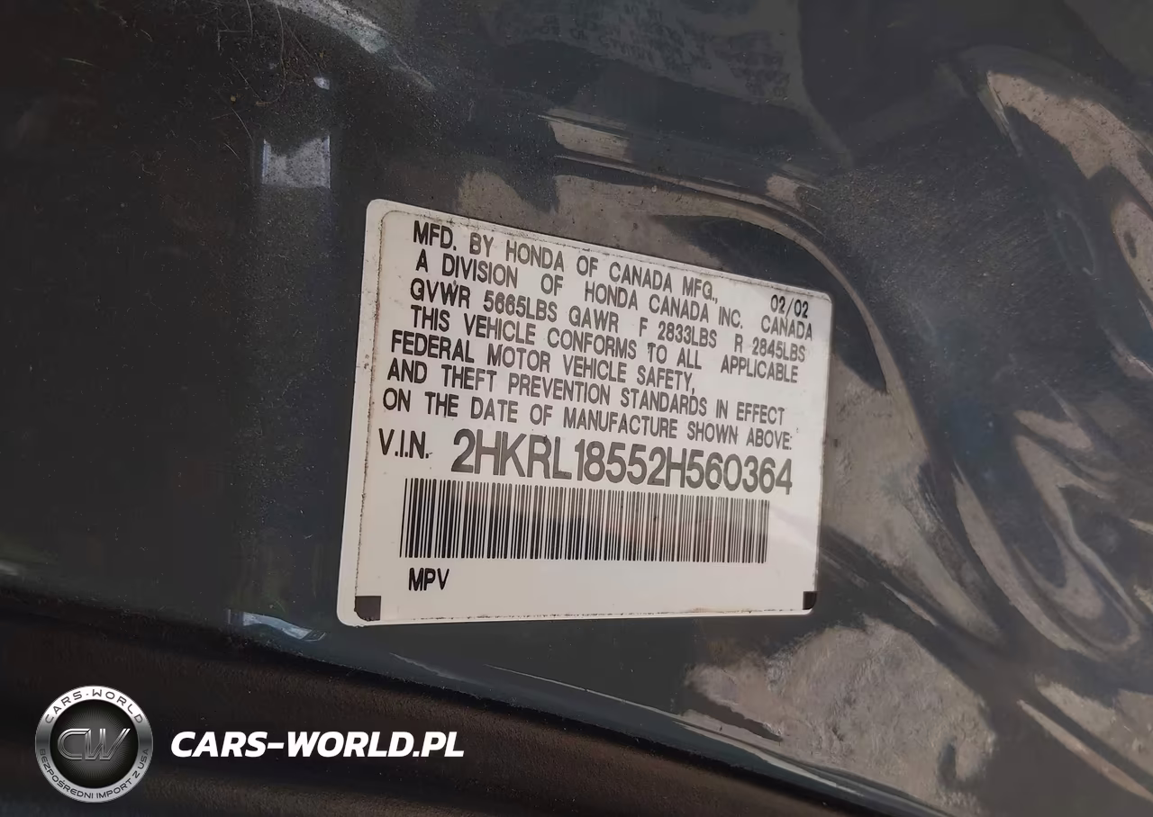2002 Honda Odyssey Lx VIN:2HKRL18552H560364 - 9