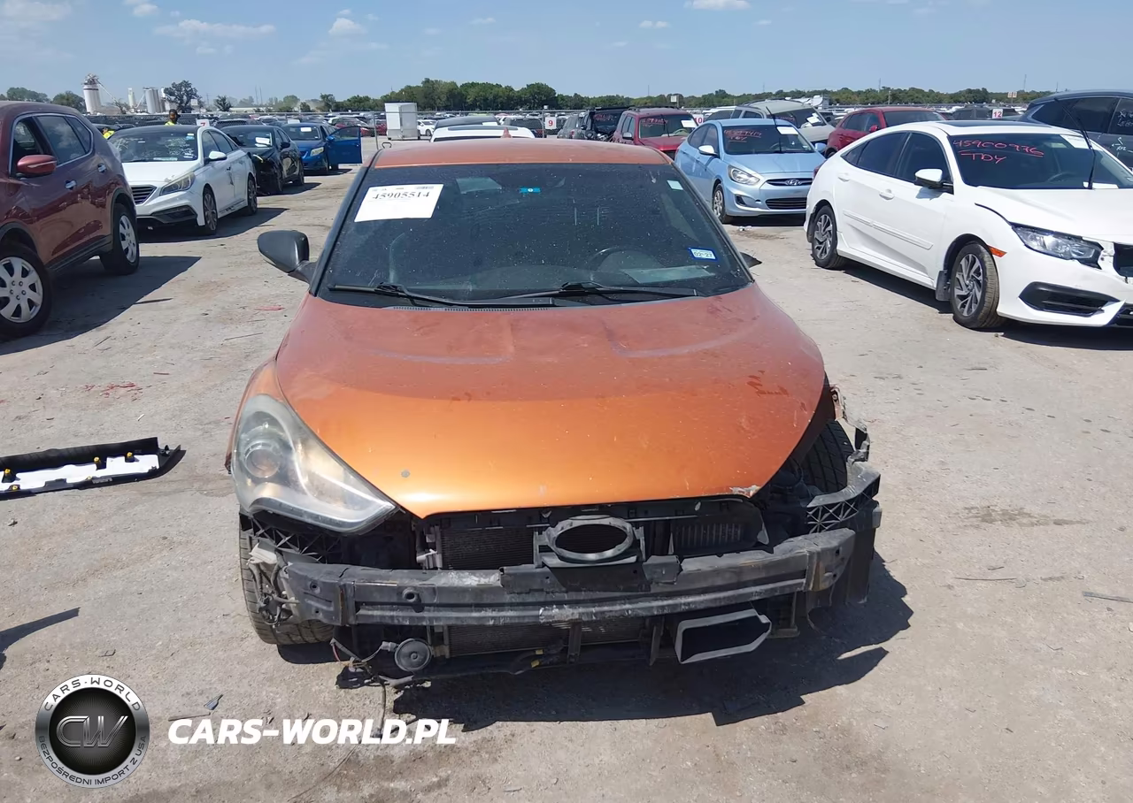 2016 Hyundai Veloster Turbo VIN:KMHTC6AE8GU298247 - 12