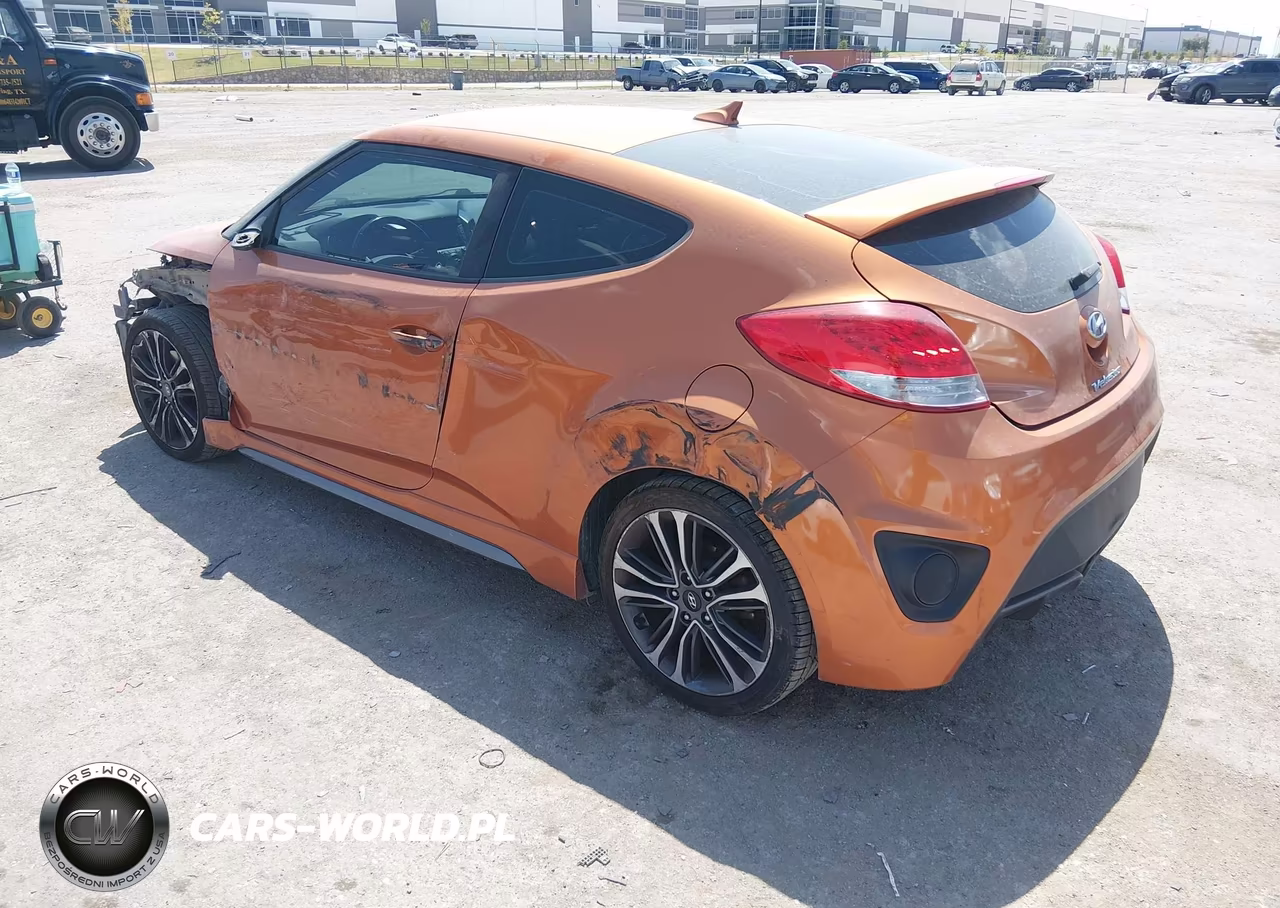 2016 Hyundai Veloster Turbo VIN:KMHTC6AE8GU298247 - 3