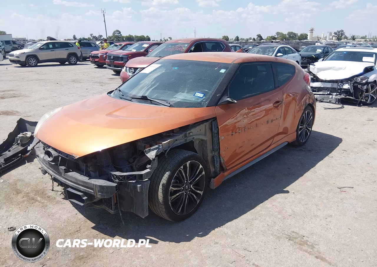 2016 Hyundai Veloster Turbo VIN:KMHTC6AE8GU298247 - 6