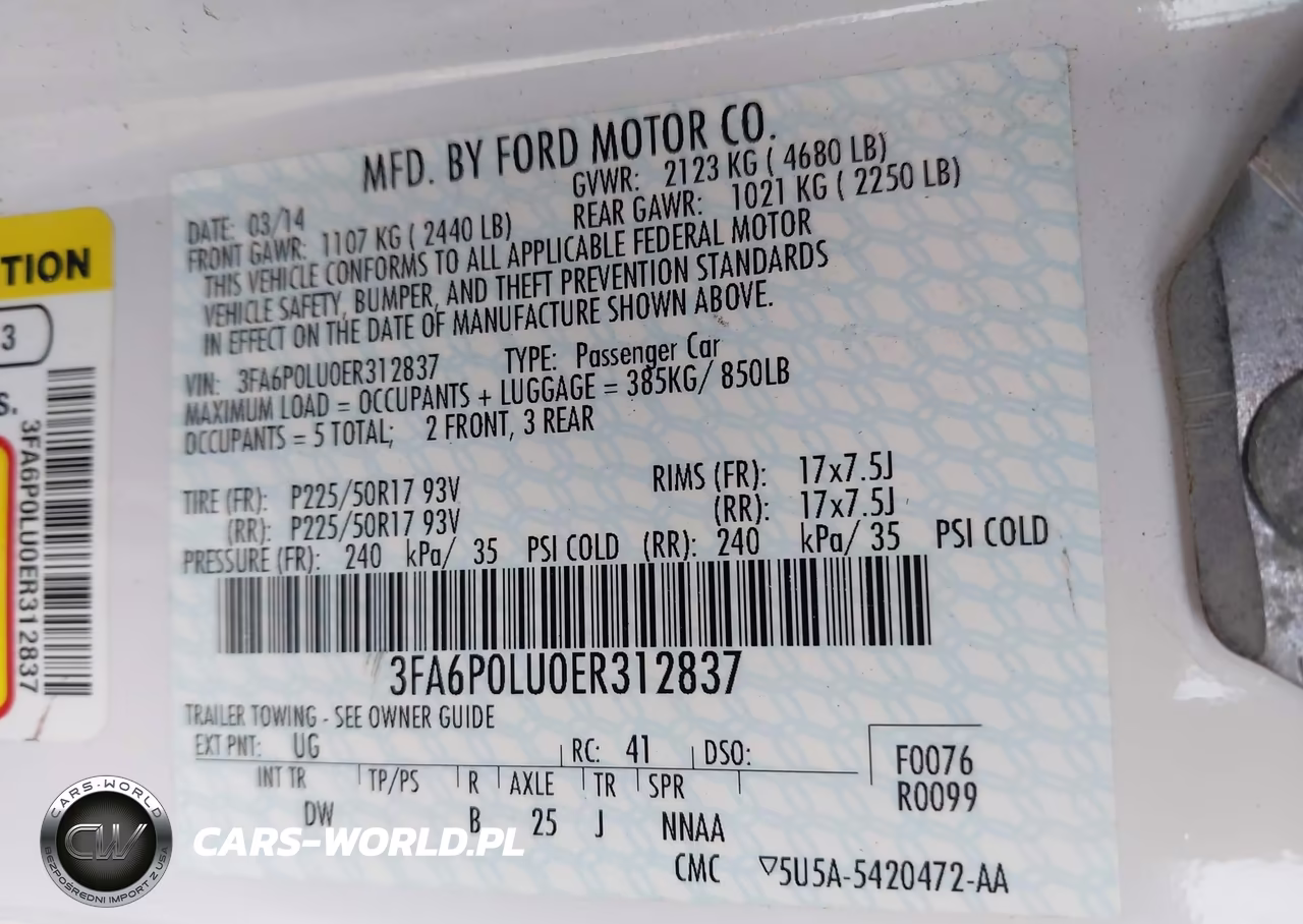 2014 Ford Fusion Hybrid Se VIN:3FA6P0LU0ER312837 - 9