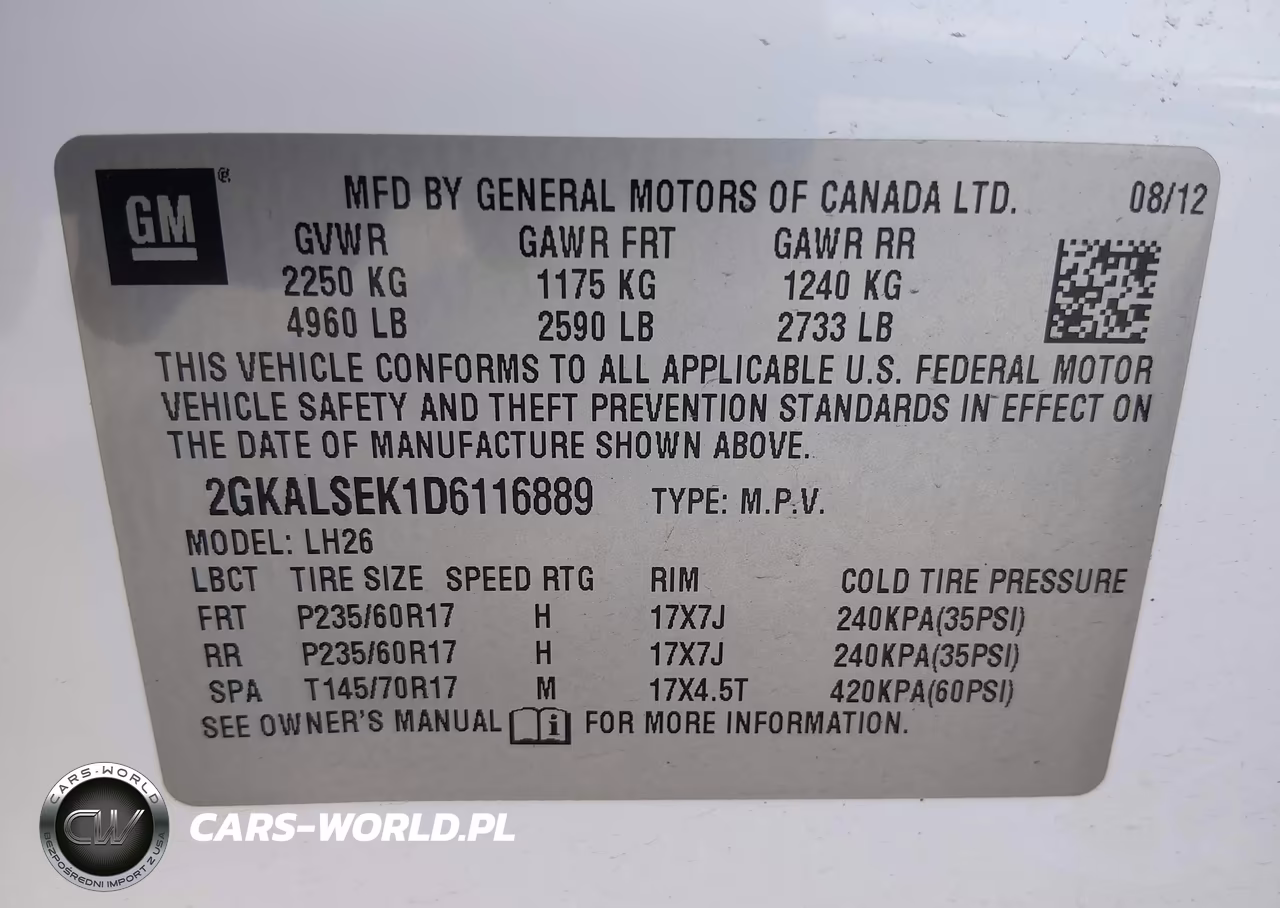 2013 GMC Terrain Sle-2 VIN:2GKALSEK1D6116889 - 9
