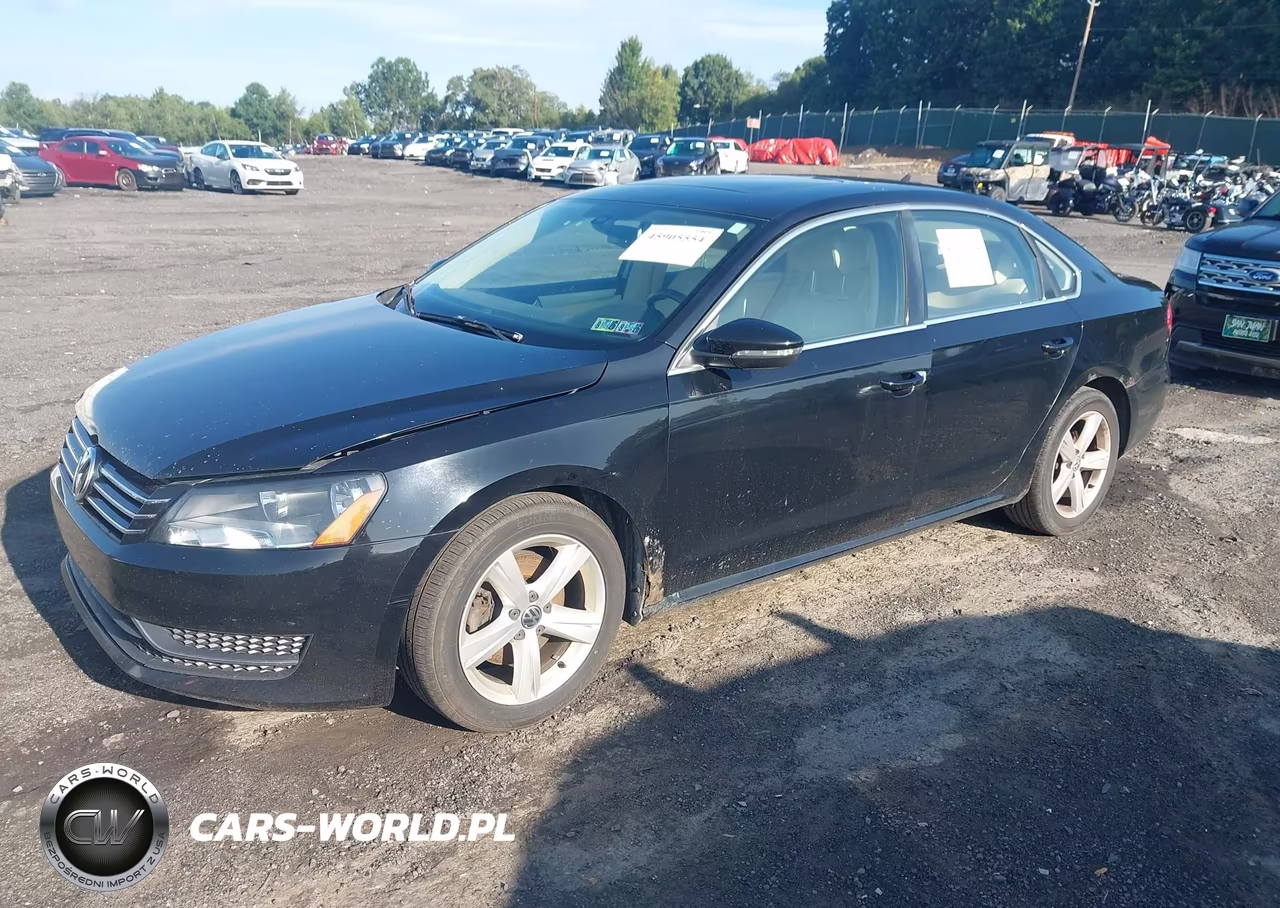 2012 Volkswagen Passat 2.5L Se VIN:1VWBP7A39CC103651 - 2