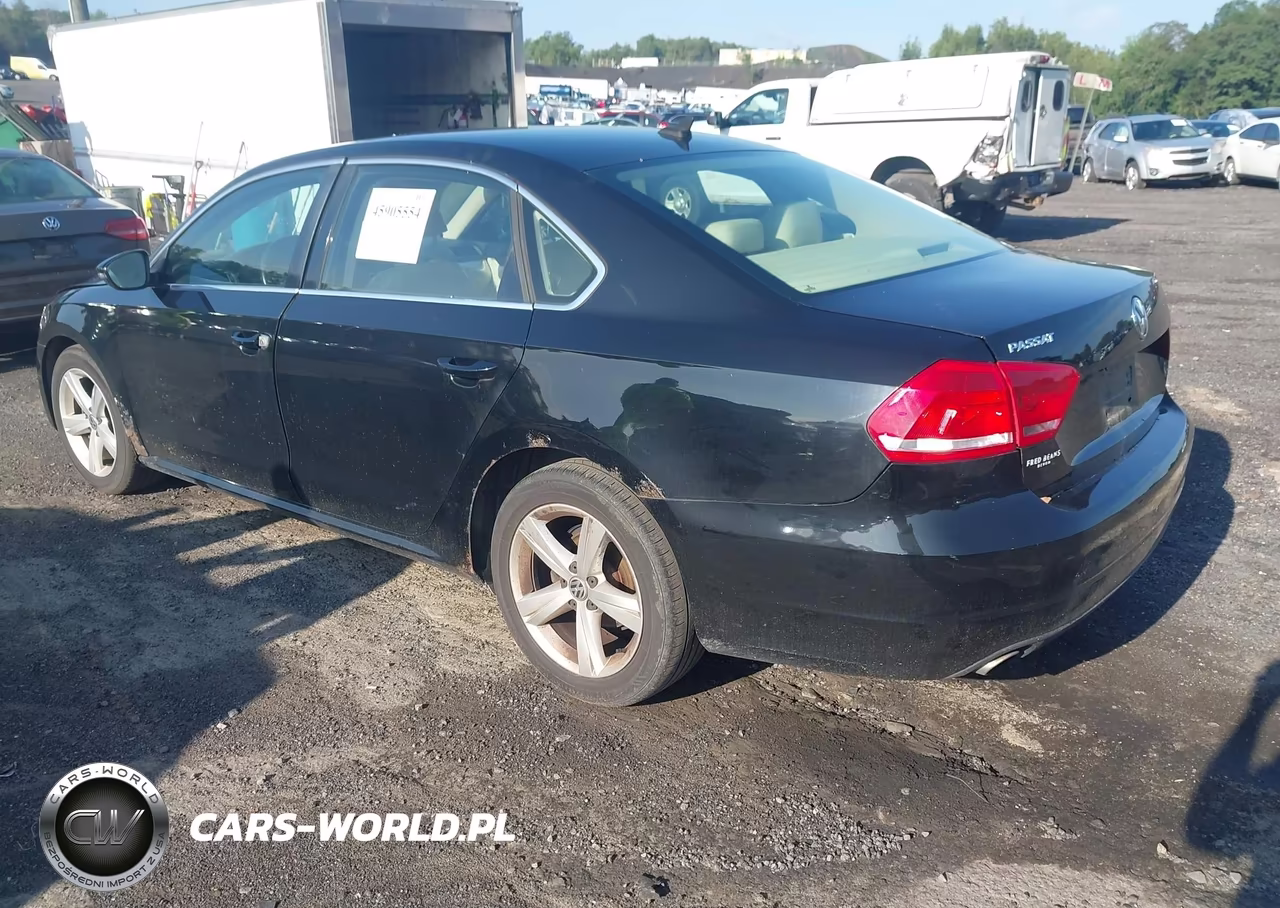 2012 Volkswagen Passat 2.5L Se VIN:1VWBP7A39CC103651 - 3