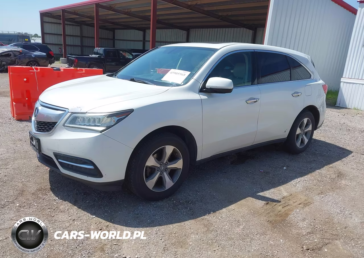 2015 Acura Mdx VIN:5FRYD4H29FB030773 - 2