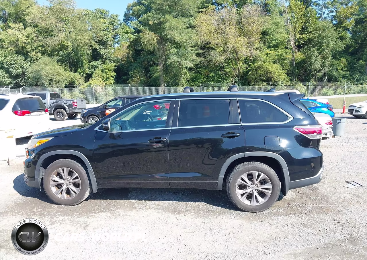 2015 Toyota Highlander Xle V6 VIN:5TDJKRFH0FS185642 - 14