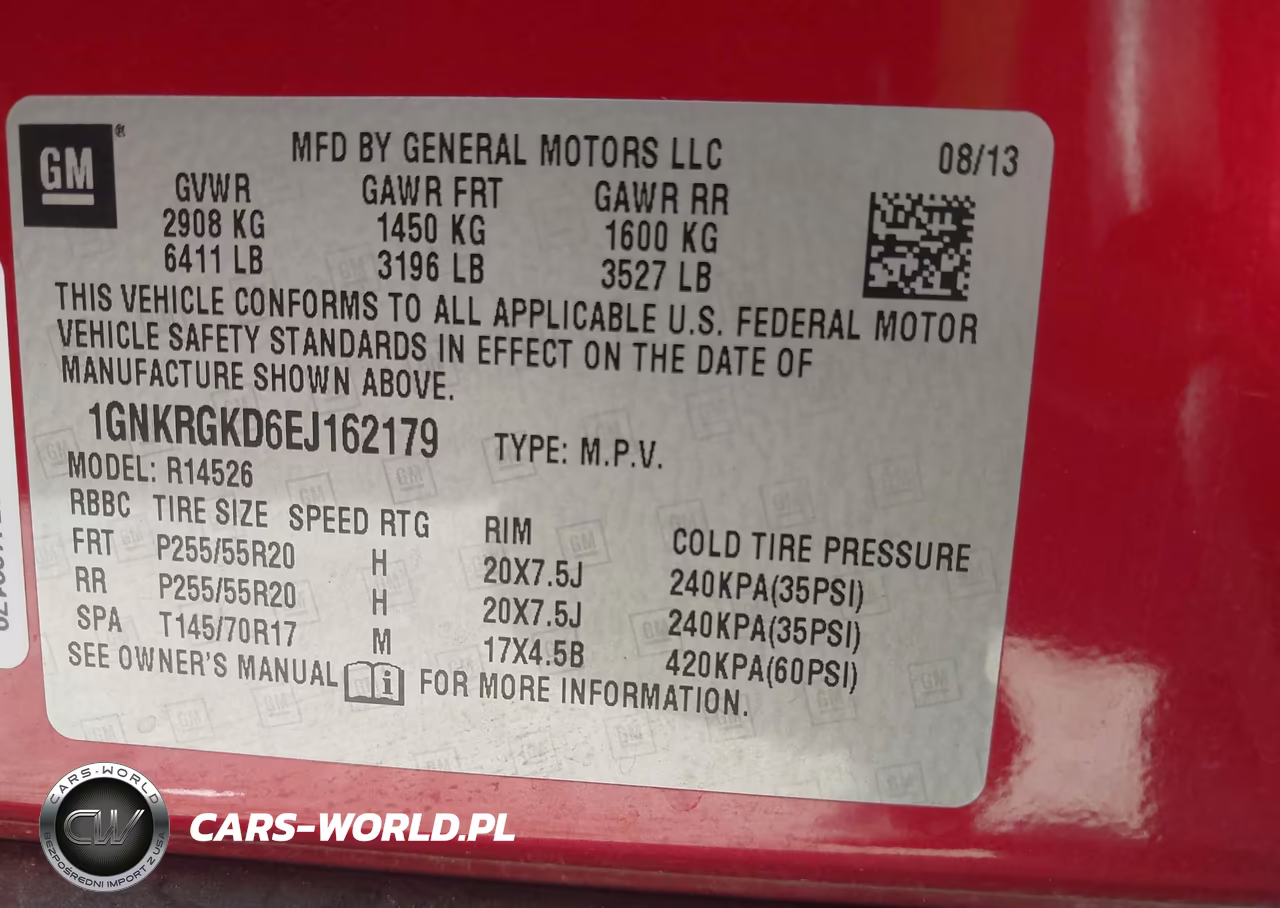 2014 Chevrolet Traverse Lt VIN:1GNKRGKD6EJ162179 - 9