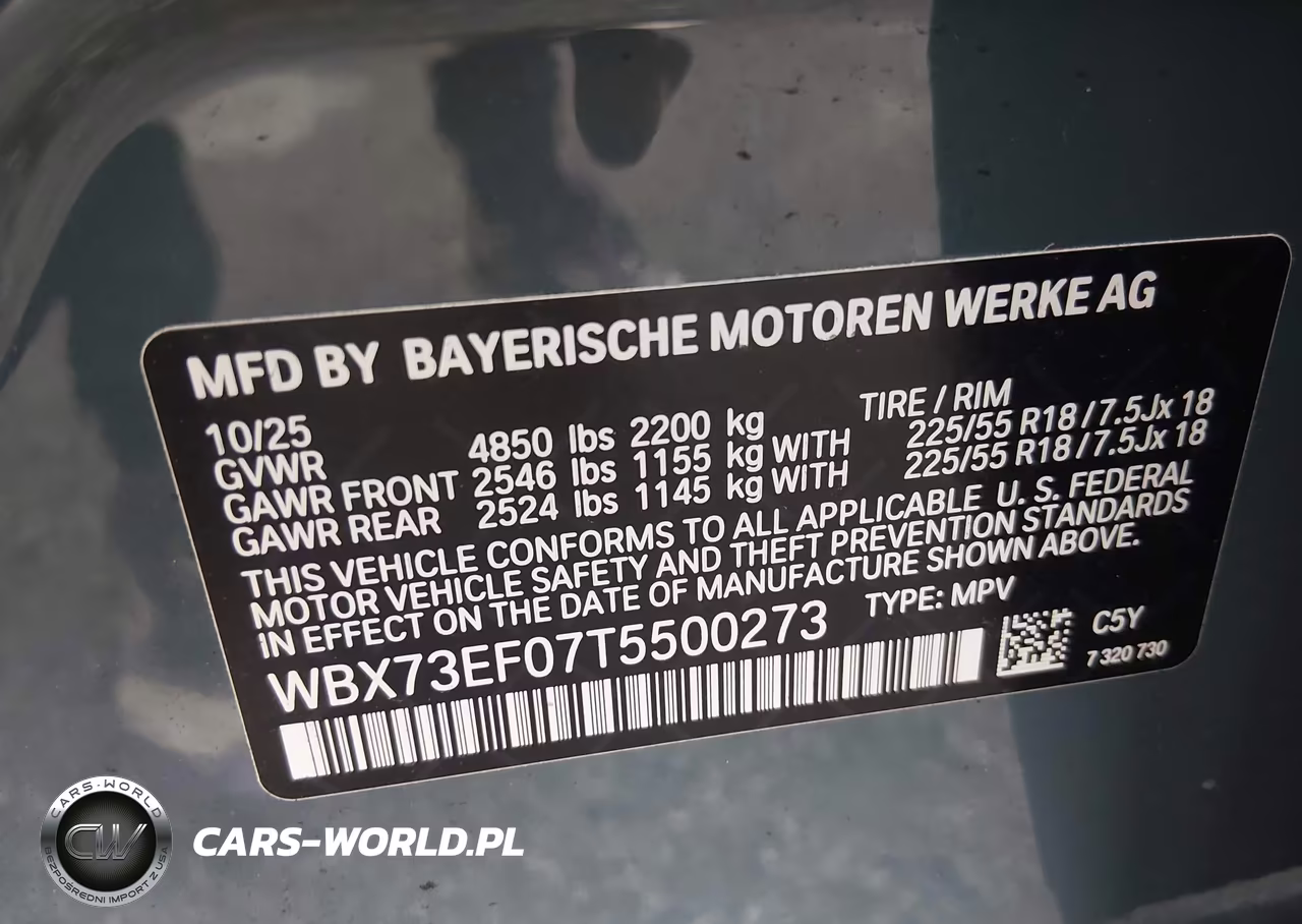 2026 BMW X1 xDrive28I VIN:WBX73EF07T5500273 - 9