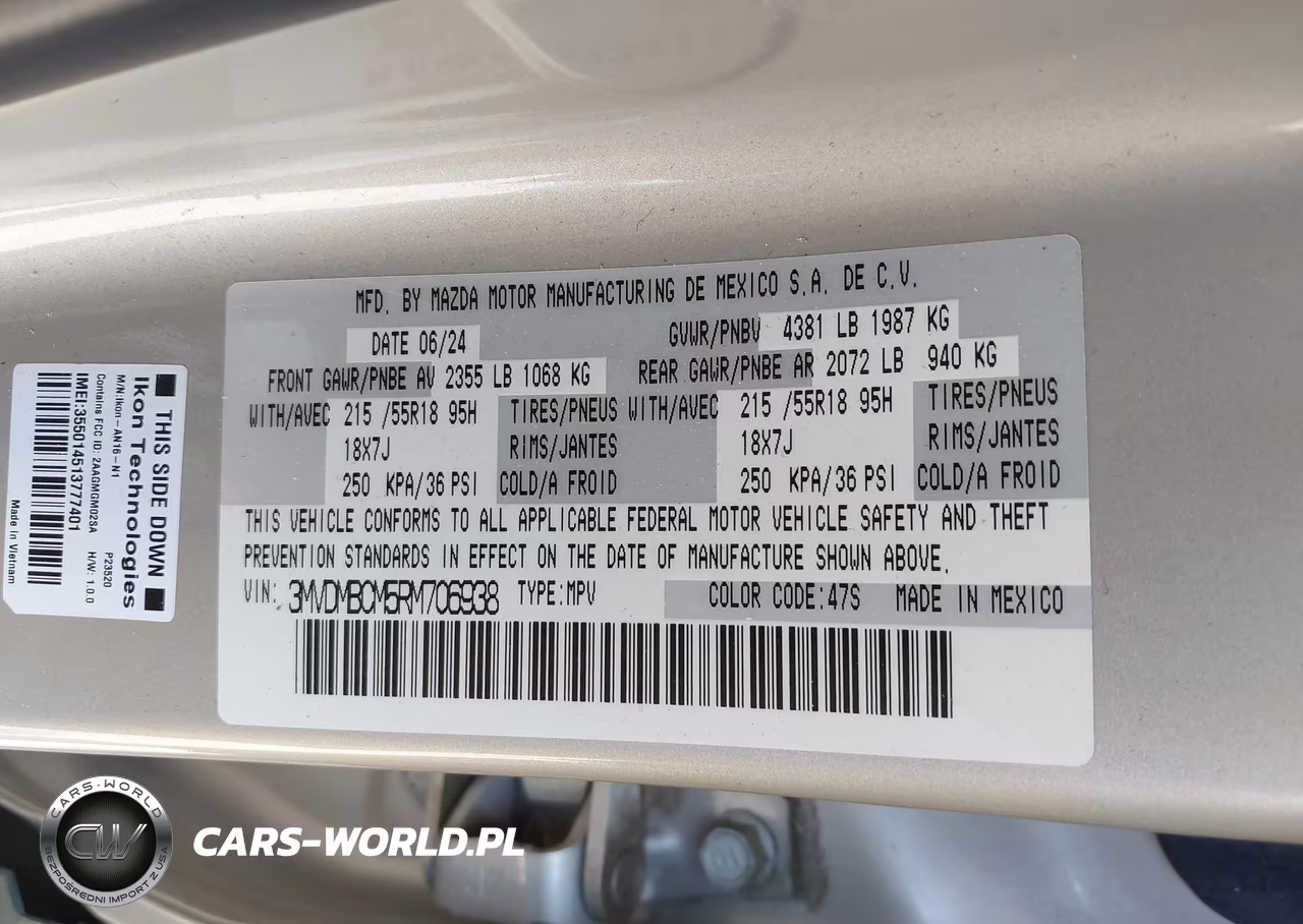 2024 Mazda Cx-30 Preferred VIN:3MVDMBCM5RM706938 - 9