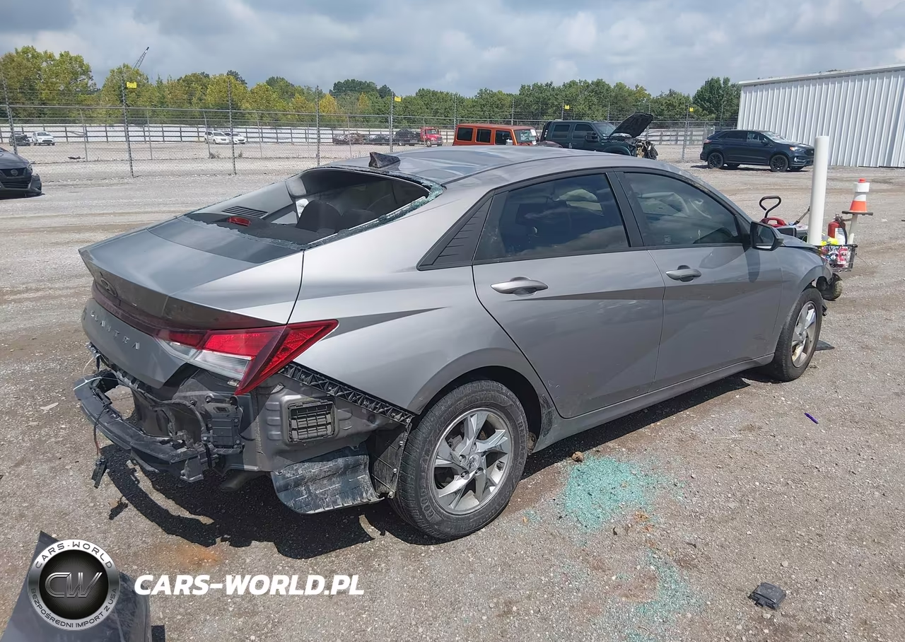 2021 Hyundai Elantra Se VIN:KMHLL4AG6MU151507 - 4