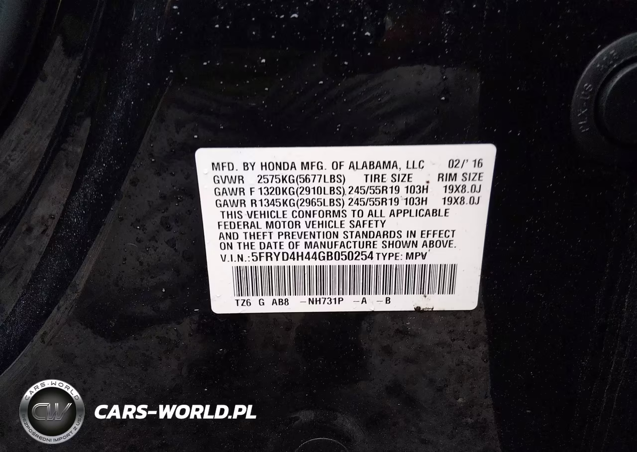 2016 Acura Mdx Technology Acurawatch Plus Packages-Technology Package VIN:5FRYD4H44GB050254 - 9