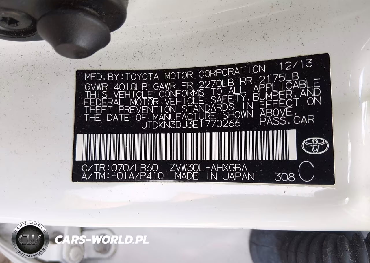 2014 Toyota Prius Four VIN:JTDKN3DU3E1770266 - 9