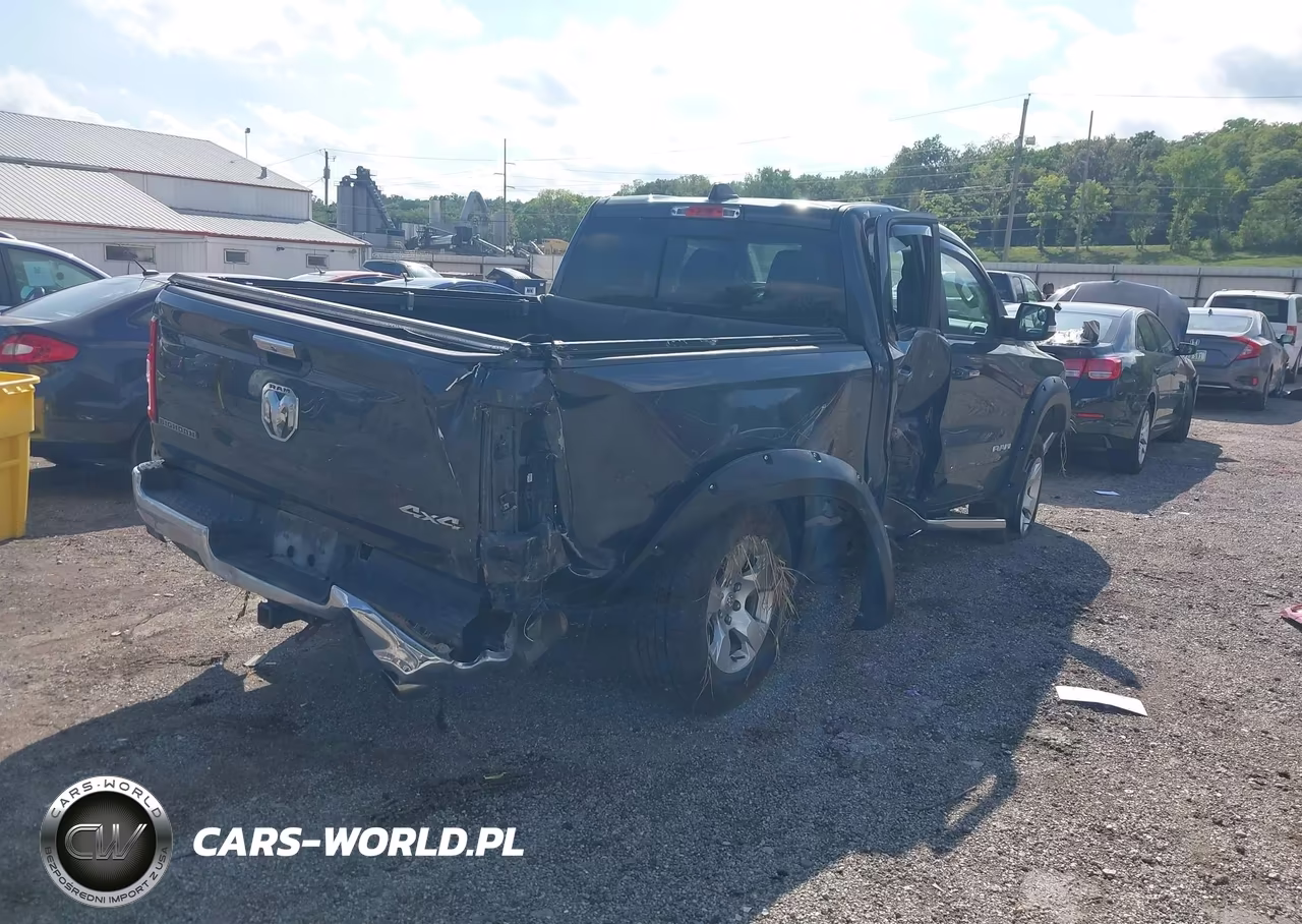 2019 Ram 1500 Big Horn-Lone Star 4X4 6'4 Box VIN:1C6SRFBT6KN668262 - 4