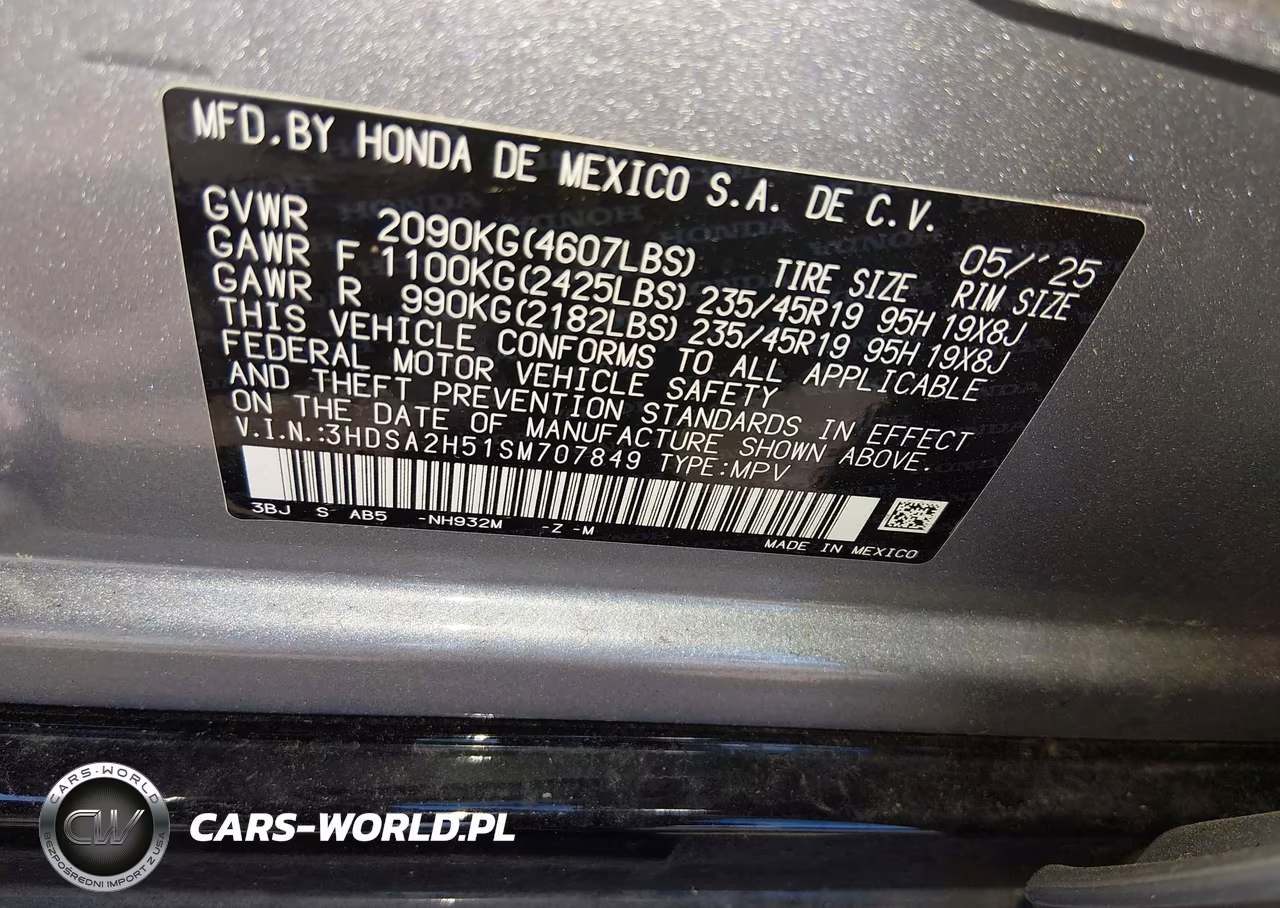 2025 Acura Adx A-Spec VIN:3HDSA2H51SM707849 - 9