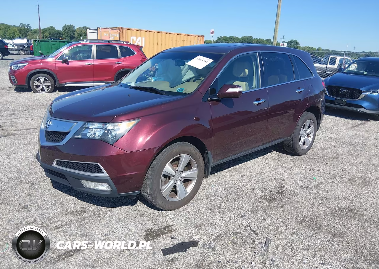 2013 Acura Mdx Technology Package VIN:2HNYD2H30DH504125 - 2