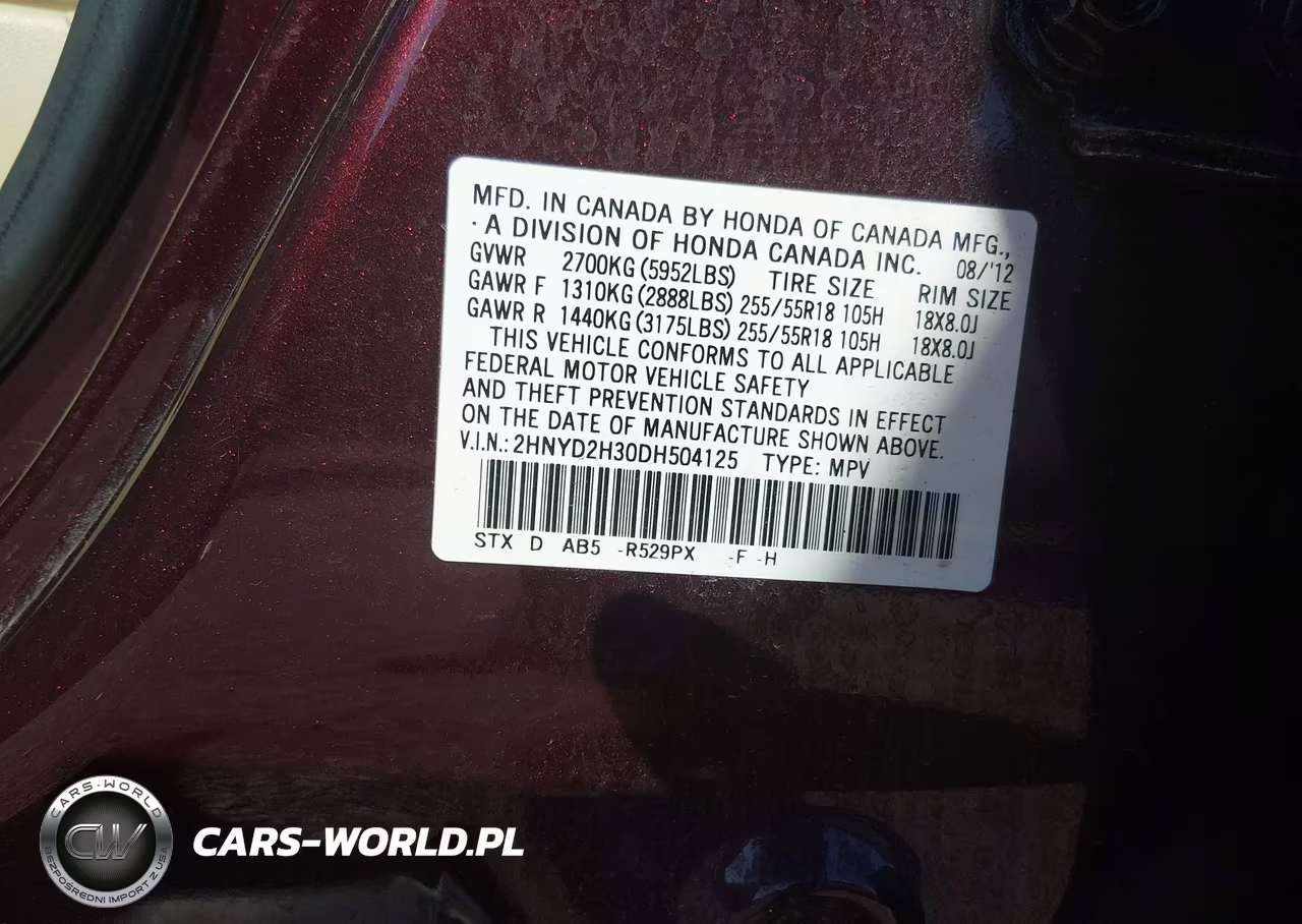 2013 Acura Mdx Technology Package VIN:2HNYD2H30DH504125 - 9