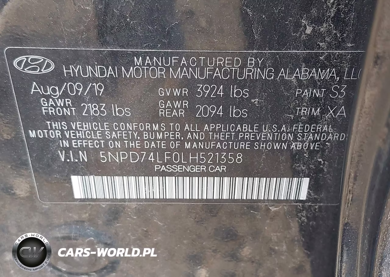 2020 Hyundai Elantra Se VIN:5NPD74LF0LH521358 - 9