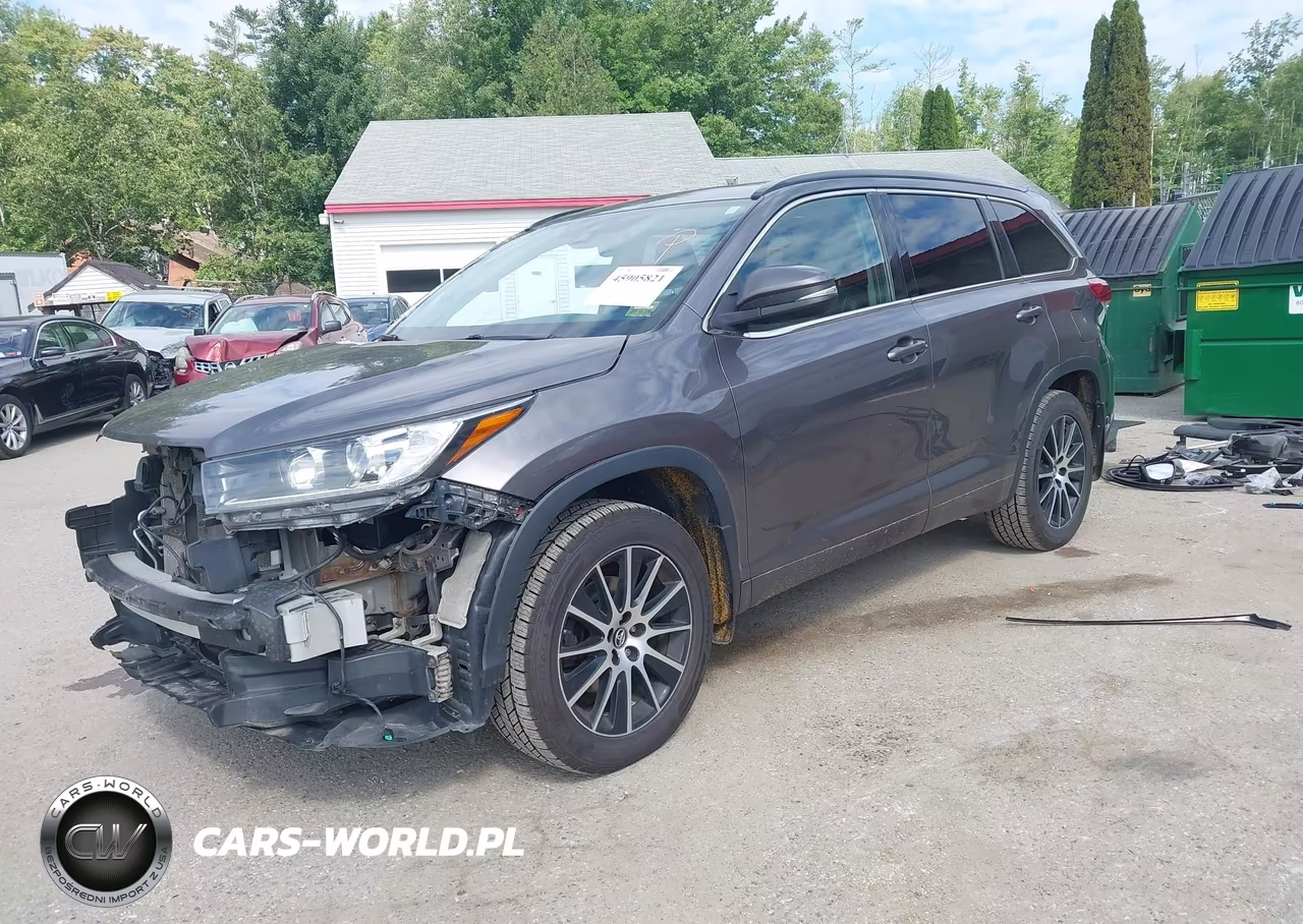 2018 Toyota Highlander Se VIN:5TDJZRFH3JS858377 - 2