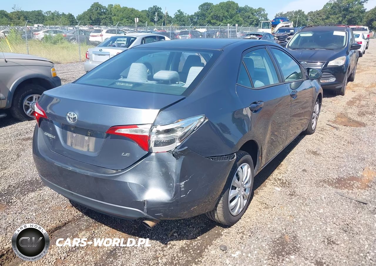 2014 Toyota Corolla Le VIN:2T1BURHEXEC125523 - 4