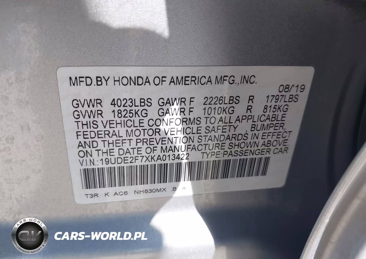 2019 Acura Ilx Premium Package-Technology Package VIN:19UDE2F7XKA013422 - 9