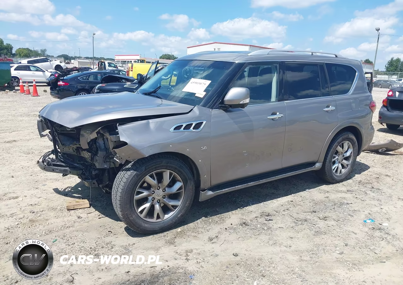 2014 Infiniti Qx80 VIN:JN8AZ2NF8E9555885 - 2