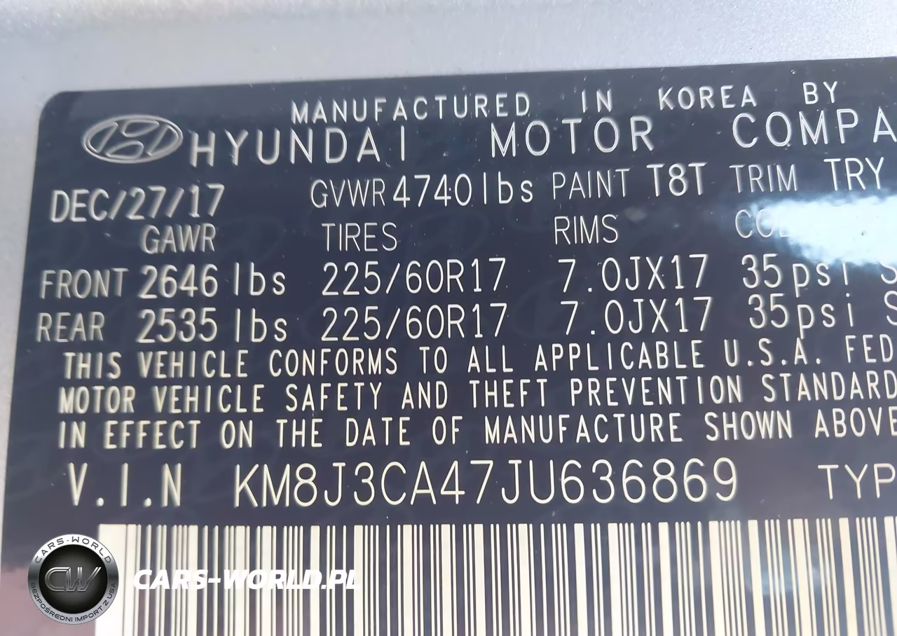2018 Hyundai Tucson Sel Plus VIN:KM8J3CA47JU636869 - 9