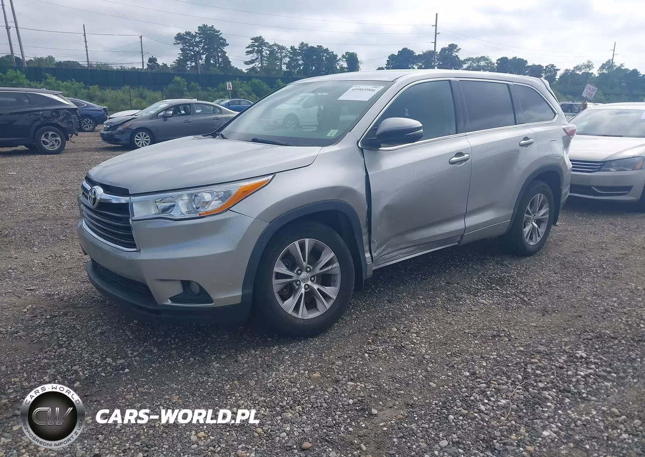 2015 Toyota Highlander Le Plus V6 VIN:5TDBKRFH6FS112442 - 2